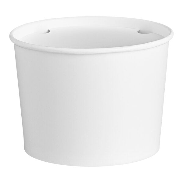 Choice 64 oz. White Food Bucket with Lid - 210/Case